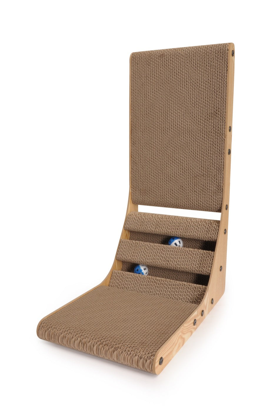 Camon Tiragraffi Gioco in Cartone con Due Palline – 46x28x65 cm Camon Tiragraffi Gioco in Cartone con Due Palline – 46x28x65 cm